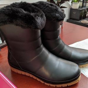 Joules Black Winter & Rain Boots